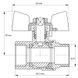 Кран кульовий Koer 3/4" ГШМ (KR.218) (KR0043) KR0043 фото 5