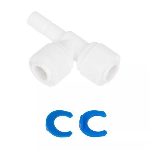 Трійник 1/4"стрижень x 1/4"цанга x 1/4"цанга (КРАТНО 10 шт) (ST023-A)  1046511 фото