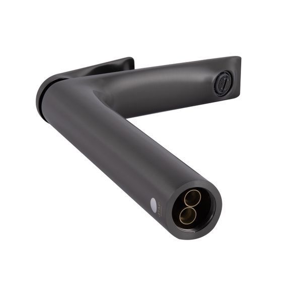 Змішувач для раковини Qtap Vlasta New високий QTVLA269GMB45653 Gunmetal Black PVD QTVLA269GMB45653 фото