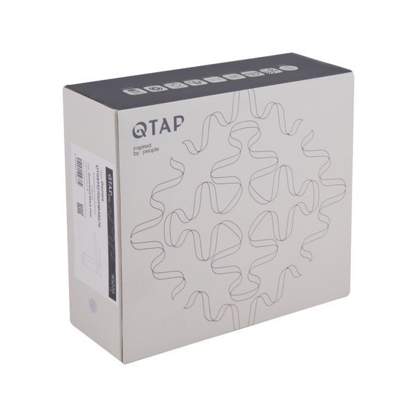 Змішувач для раковини Qtap Gemini QTGEM270GMB45676 Gunmetal Black PVD QTGEM270GMB45676 фото