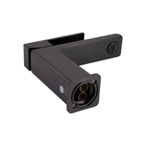Змішувач для раковини Qtap Gemini QTGEM270GMB45676 Gunmetal Black PVD QTGEM270GMB45676 фото