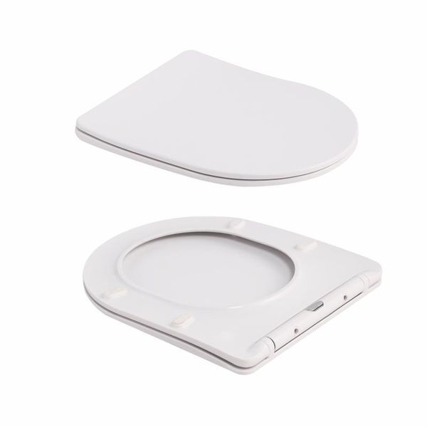 Унітаз підвісний Robin Ultra Quiet 490&times;365&times;325&nbsp;мм, Marble, з сидінням Slim Duroplast / Soft-close / Quick Release QT13332381АSMR Qtap SD00054281 фото