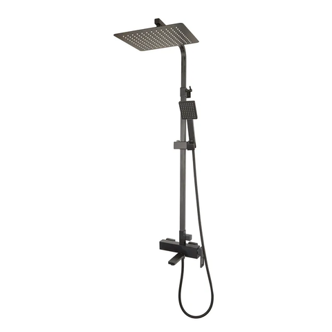 Душова колона із змішувачем Koer KB-56009-05 (Колір чорний) (KR3507) KR3507 фото