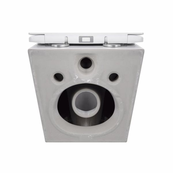 Унітаз підвісний Qtap Jay безобідковий з сідінням Soft-close QT07335176W SD00036224 фото