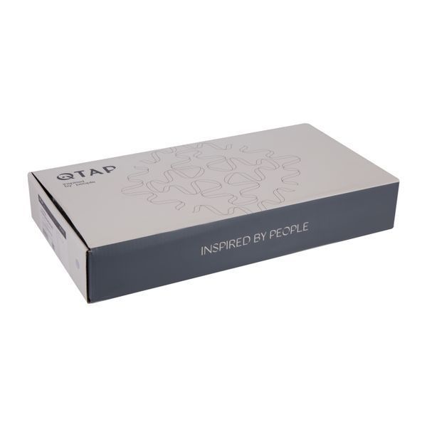 Змішувач для раковини Qtap Gemini високий QTGEM269GMB45680 Gunmetal Black PVD QTGEM269GMB45680 фото