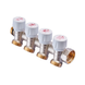 Колектор з регулюючими вентилями на 4 вих. Roho R809-04 - 3/4"x3/4" EK (RO0251) RO0251 фото 1
