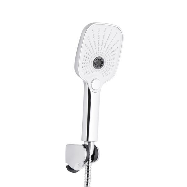 Змішувач для ванни Qtap Gemini (з душовим гарнітуром) QTGEM259CRW45683 Chrome/White QTGEM259CRW45683 фото