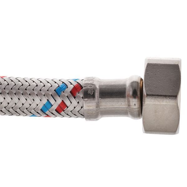 Гнучкий шланг для підключення води гайка 1/2'' - Штуцер 1/2'' (180 см) Koer (KR0270) KR0270 фото