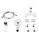 Змішувач для ванни Qtap Gemini (з душовим гарнітуром) QTGEM259CRW45683 Chrome/White QTGEM259CRW45683 фото 6