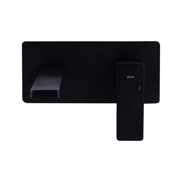 Змішувач для раковини Qtap Gemini прихованого монтажу QTGEM273BLM45694 Black Matt QTGEM273BLM45694 фото