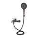 Змішувач для ванни Qtap Slavonice (з душовим гарнітуром) QTSLV259GMB48035 Gunmetal Black PVD QTSLV259GMB48035 фото 3