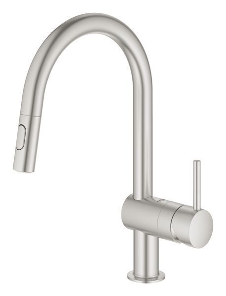 Змішувач для кухні з висувним виливом Grohe Minta (32321DC2) 32321DC2 фото