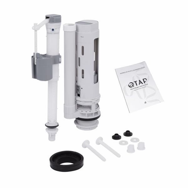 Унітаз-компакт Qtap Presto безобідковий з сідінням Soft-close QT24221217AW SD00045982 фото
