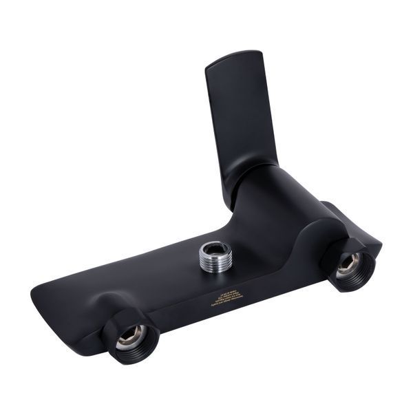 Змішувач для душу Qtap Slavonice QTSLA266BLM45908 Black Matt QTSLA266BLM45908 фото