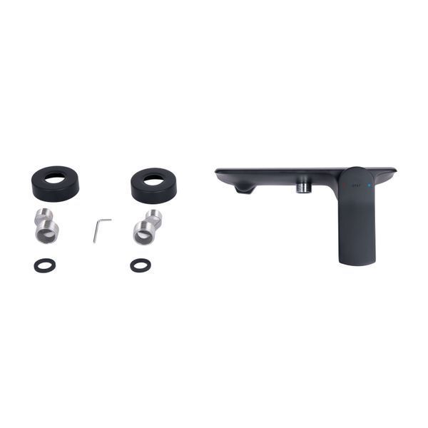 Змішувач для душу Qtap Slavonice QTSLA266BLM45908 Black Matt QTSLA266BLM45908 фото
