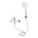 Змішувач для ванни Qtap Grand (з душовим гарнітуром) QTGRACRM006 Chrome QTGRACRM006 фото 3