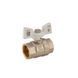 Кран кульовий Koer 3/4" ГГМ (KR.217.W) білий (KR0179) KR0179 фото 3