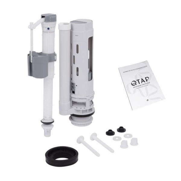 Унітаз-компакт Qtap Kalao безобідковий з сідінням Soft-close QT08221213AW SD00046562 фото