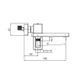 Змішувач для ванни з коротким виливом Koer KB-41009-05 (Колір чорний) (KR3503) KR3503 фото 2