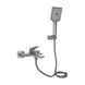 Змішувач для ванни Qtap Presto (з душовим гарнітуром) QTPRE259GRP45584 Graphite QTPRE259GRP45584 фото 1