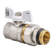 Кран з американкою 3/4" "антіпротечка"(Koer KR.227.W-Gi) білий (KR0192) KR0192 фото 1