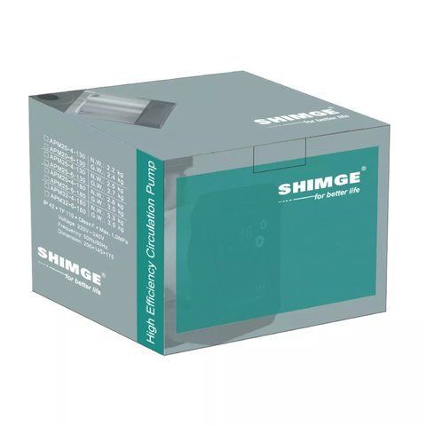 Циркуляційний насос SHIMGE APM 20-6-130, Qmax 3м&sup3;, 3/4", кабель зі штепселем 1047599 фото