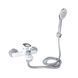 Змішувач для ванни Lidz Latwa 006 (з душовим гарнітуром) (k35) LDLAT006WHI45424 White LDLAT006WHI45424 фото 1