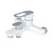Змішувач для ванни Lidz Latwa 006 (з душовим гарнітуром) (k35) LDLAT006WHI45424 White LDLAT006WHI45424 фото 4