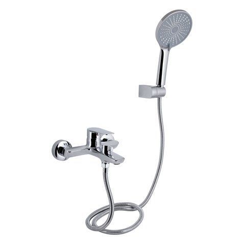 Змішувач для ванни Qtap Leo New (з душовим гарнітуром) QTLEO259CRM45563 Chrome QTLEO259CRM45563 фото