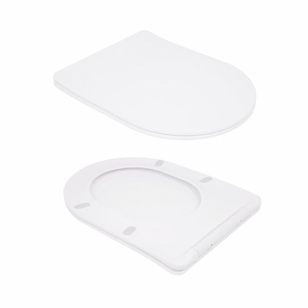 Унітаз-компакт Qtap Scorpio безободковий Ultra Quiet з сидінням Soft-close QT14226088AW SD00050897 фото