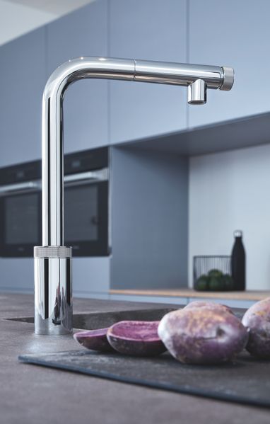 Змішувач для кухні з висувним виливом Grohe Eurosmart New (31613000) 31613000 фото