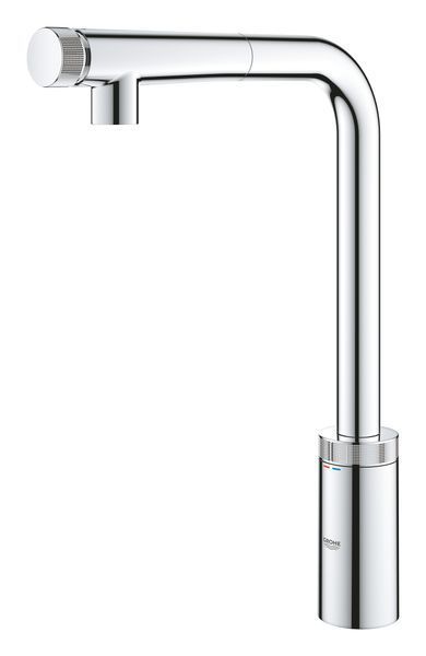 Змішувач для кухні з висувним виливом Grohe Eurosmart New (31613000) 31613000 фото