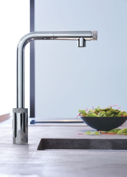 Змішувач для кухні з висувним виливом Grohe Eurosmart New (31613000) 31613000 фото