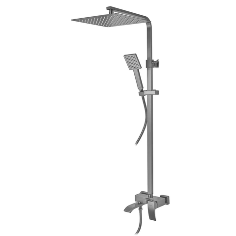 Душова колона зі змішувачем Koer KB-56007-07, 3 функції (Колір графіт) (KR5160) KR5160 фото