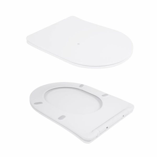 Унітаз підвісний Qtap Scorpio безободковий Ultra Quiet з сидінням Soft-close QT14332380AW SD00050898 фото