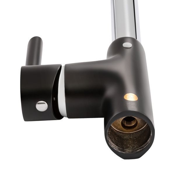 Змішувач для кухні Qtap Grand QTGRABCR007F Chrome/Black QTGRABCR007F фото