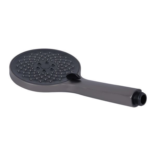 Змішувач для ванни Qtap Vlasta New (з душовим гарнітуром) QTVLA259GMB45643 Gunmetal Black PVD QTVLA259GMB45643 фото