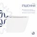 Унітаз підвісний Qtap Scorpio безободковий Ultra Quiet з сидінням Soft-close QT14332380AW SD00050898 фото 5