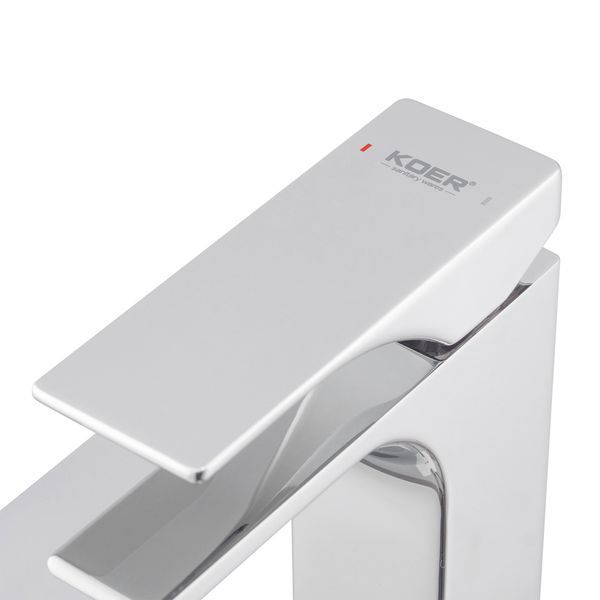 Змішувач для умивальника Koer KB-11010-01 високий (Колір хром) (KR3482) KR3482 фото