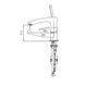 Змішувач на борт ванни Koer KB-43007-05 на 3 отвори (Колір чорний) (KR3453) KR3453 фото 2