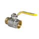 Кран кульовий KOER KR.215.G - 2" FM ГШВ YELLOW, ручка "важіль" жовта (KR2716) KR2716 фото 1