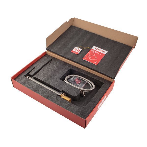 Змішувач для умивальника Koer KB-11028-07 високий (KR5296) KR5296 фото