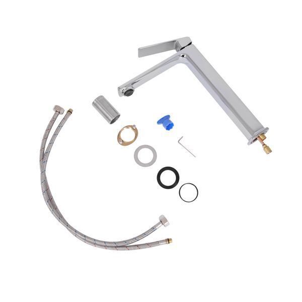 Змішувач для раковини високий Qtap Capricorn, Chrome (k26) QTCAP1060H102C48220 QTCAP1060H102C48220 фото