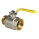 Кран кульовий KOER KR.515.PR.GAS - 2" FM ГШВ YELLOW, ручка "важіль" жовта (KR0065) KR0065 фото 2