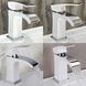 Змішувач для раковини Qtap Swan Cascada QTSWA270CRW45568 Chrome/White QTSWA270CRW45568 фото 7