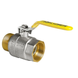 Кран кульовий KOER KR.515.PR.GAS - 2" FM ГШВ YELLOW, ручка "важіль" жовта (KR0065) KR0065 фото 1