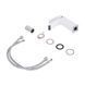 Змішувач для раковини Qtap Swan Cascada QTSWA270CRW45568 Chrome/White QTSWA270CRW45568 фото 4