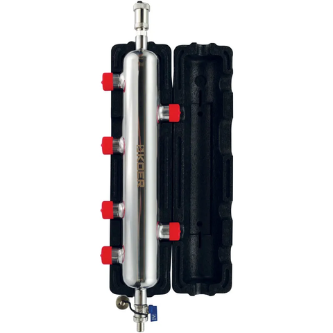 Гідрострелка Koer KR.S1032 4/2 (з повітровідв. і дренаж. краном) 1"НР SUS304 (KR2959) KR2959 фото