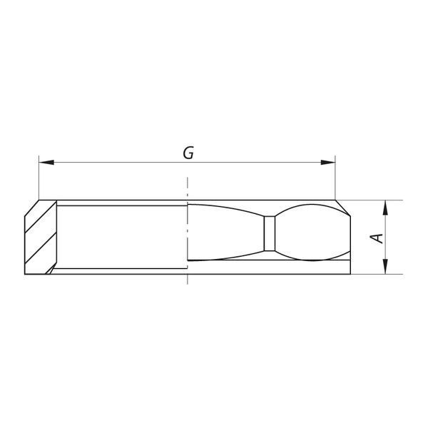 Контрольна гайка 1/2" Koer KF.K06 (KF0001) KF0001 фото