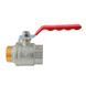 Кран кульовий ГШВ Koer Extreme KE.215-40 - 1 1/2" FM ручка "важіль" червона (KR5754) KR5754 фото 2
